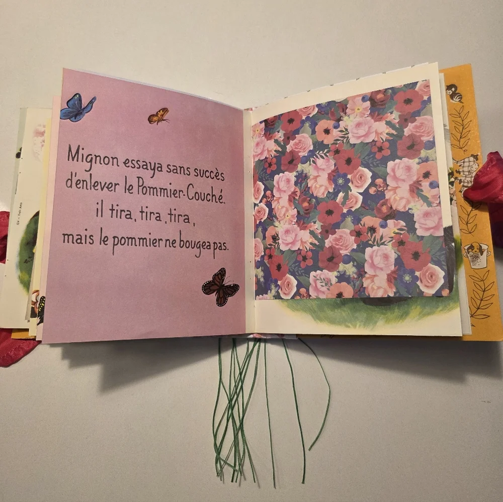 Trois Amis Little Golden Book Handmade Decorated Junk Journal
